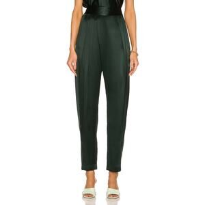 The Sei Sleek Green Draped Pleat Size 4 Pants